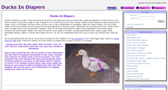 Desktop Screenshot of ducksindiapers.com
